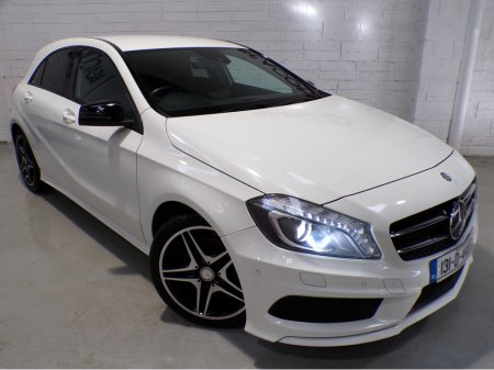 2013 Mercedes-Benz A Class *AMG NIGHT PACK*22,000 MILES*AUTO*MERCEDES A-CLASS 1.6 PETROL AUTOMATIC*HEATED LEATHER AMG MEMORY SPORT SEATS*AMG BODY-STLING*XL MEDIA*FULL SAFETY PACK*RADAR ASSIST*LANE ASSIS €13,900