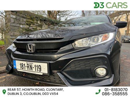 2018 Honda Civic 1.0 SMART PLUS PARKING CAMERA SAT NAV €15,900