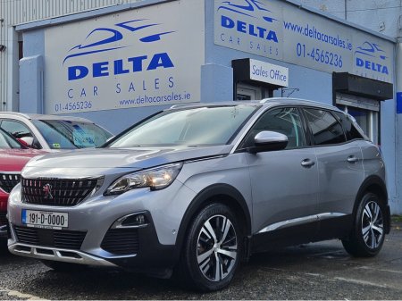 2019 Peugeot 3008 1.5 BLUEHDI ALLURE S/S AUTOMATIC NCT 10/27 TAX €190 PER YEAR FINANCE AVAILABLE FROM €84 PER WEEK 2 KEYS/ SAT NAV/ BLUETOOTH/ USB/ AUX/ MOTORISED TAILGATE/ ALLOYS/ HISTORYC CHECKED €18,750