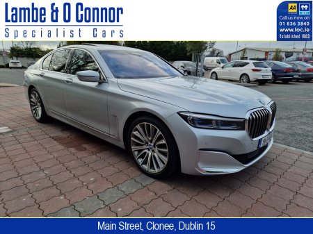 2019 BMW 7 Series 730d NEW MODEL **** GLACIER SILVER / BLACK EXCLUSIVE NAPPA LEATHER **** SUNROOF *** LOW MILES *** €57,950