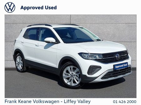 2025 Volkswagen T-Cross EDITION 75 1.0TSI 95BHP *PURE WHITE* *DELIVERY KMS* *252D REG* *BIG SAVINGS VS NEW CAR* *WHILE STOCKS LAST* *PCP 3 YRS FROM €276PM* €29,995