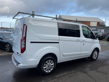2022 Ford Transit Custom 2.0 300 EcoBlue Limited Crew Van Double Cab 5dr Diesel Manual L1 H1 Euro 6 (s/s) (6 Seat) (130 ps)
