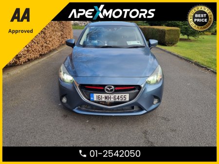 2016 Mazda Mazda2 FINANCE ARRANGED * RELIABLE * DIESEL * AUTOMATIC * NEW NCT AUG-27 * HEATED SEATS * AA APPROVED * 101 SAFETY CHECKLIST * IMMACULATE * COLOUR REVERSE CAMERA * TOP-SPEC 5DR HATCH * LOW LOW KMs €9,949