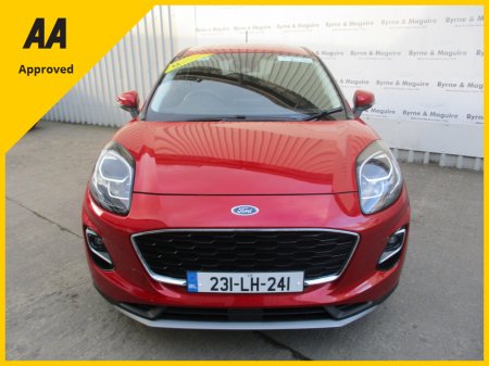 2023 Ford Puma TITANIUM 5DR 1.0T 125 MHEV ONLY 24890 KMS HIGH SPEC WITH HEATED SEATS AND STEERING WHEEL.  12 MONTHS WARRANTY AND 12 MONTHS AA COVER!! €26,950