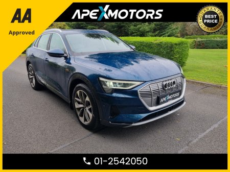 2020 Audi e-tron FINANCE ARRANGED * TECHNIK 50 QUATTRO * FULL ELECTRIC * 230kW 50 Quattro 71kWh Technik 5dr Auto * NEW NCT NOV-27 * IMMACULATE * AA APPROVED * 101 SAFETY CHECKLIST * AUTOMATIC * HEATED SEATS * COLOUR R €25,949