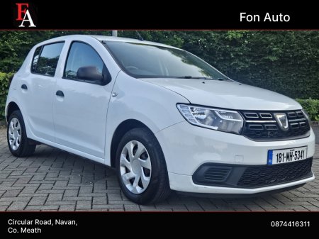 2018 Dacia Sandero 1.0 PETROL AMBIANCE MODEL*LOW MILEAGE* HIGH SPEC * NEW NCT 08/27 *SERVICED*FINANCE*WARRANTY *CALL 0874416311 €7,995