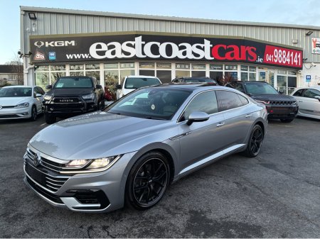 2019 Volkswagen Arteon 2.0 TSI R-LINE PANORAMIC SUNROOF 280BHP VIRTUAL DASH FULL LEATHER HEATED ELECTRIC SEATS SAT NAV CARPLAY ANDROID AUTO BLIND SPORT PARKING SENSORS SELF PARKING ASSIST 360 CAMERA DYNAUDIO SOUND SYSTEM