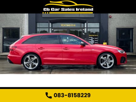 2021 Audi A4 2.0 TDI 35 Black Edition Estate 5dr Diesel S Tronic Euro 6 (s/s) (163 ps) VIRTUAL COCKPIT + TANGO RED + HEATED SEATS + REVERSE CAMERA €32,800