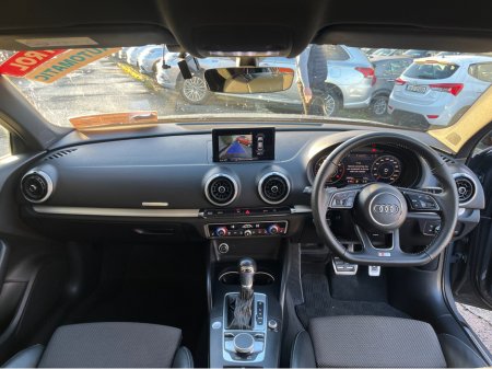 2019 Audi A3 S-LINE BLACK EDITION SALOON AUTOMATIC 1.4 PETROL //HIGH SPEC//LOW MILES//HALF LEATHER HEATED SEATS//KEYLESS ENTRY//ADAPTIVE CRUISE CONTROL// thumbnail