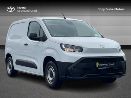 2025 Toyota Proace City Van - 1.5 Diesel - Save EUR 3,700 - SWB - GX - 650kg + Towbar (EUR 21,923 + VAT = EUR 26,965). €21,923
