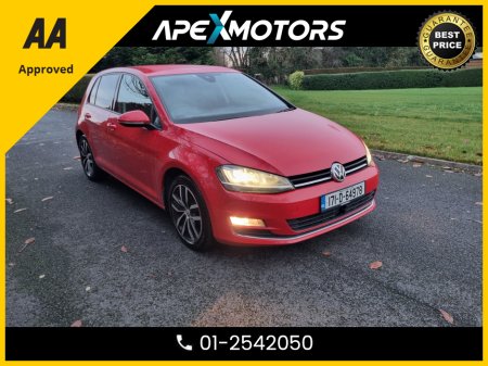 2017 Volkswagen Golf FINANCE ARRANGED * 1.4 HIGHLINE 5DR * AUTOMATIC (DSG) * AA APPROVED  * 101 SAFETY CHECKLIST * 12-MONTH ROADSIDE ASSIST  * IMMACULATE * TOP-SPEC 5DR HATCH * LOW LOW MILES * ADAPTIVE CRUISE * NEW NCT