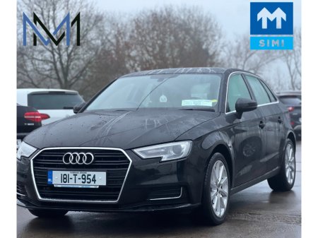 2018 Audi A3 LOW MILEAGE SPORTBACK 1.6 TDI 116 SE 4DR