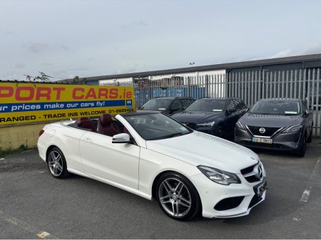 2014 Mercedes-Benz E Class E SERIES BLUETEC AMG SPORT 2DR AUTO CONVERTIBLE Finance Available own this car from €87 per week