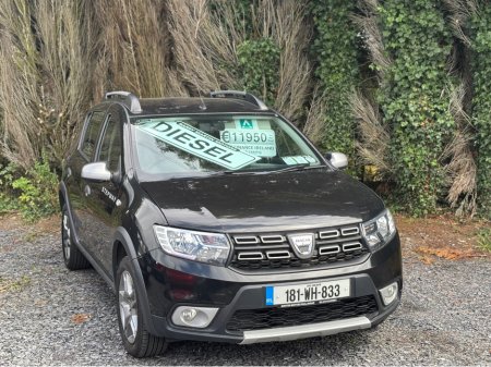 2018 Dacia Sandero STEPWAY ALTERNATIVE 1. 1.5 DCI 90 €10,950