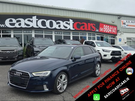 2021 Audi A3 ( 212 REG ) SPORTS VIRTUAL COCKPIT SMARTPHONE INTERFACE- SATNAV - VIRTUAL COCKPIT - NAVIGATION REVERSING CAMERA BLIND SPOT - PARKING SENSORS- LEATHER €26,950