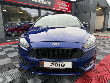 2018 Ford Focus 1.5 DSL , ST LINE , MANUAL , 5 DOOR , TIMING BELT & WATER PUMP REPLACED , SERVICE , WARRANTY , FINANCE FROM €55 p/w & €4,950 DEPOSIT / TRADE IN, SAT - NAV , SENSORS , FREE DELIVERY NATIONWIDE. €15,950