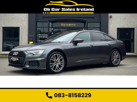 2021 Audi A6 2.0 TDI 40 Black Edition Saloon 4dr Diesel S Tronic 1 OWNER + GLASS SUNROOF + FLAT BOTTOM STEERING WHEEL €42,900