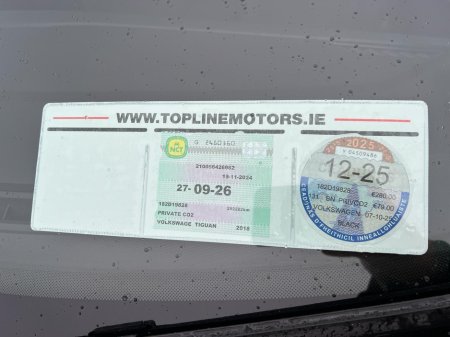 2018 Volkswagen Tiguan HIGHLINE// 2.0 TDI// MANUAL //PANROOF=NEW NCT/HIGH SPEC €20,950