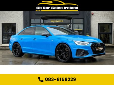 2020 Audi A4 2.0 TDI 35 Black Edition Saloon 4dr Diesel S Tronic Euro 6 (s/s) (163 ps) TURBO BLUE + VIRTUAL COCKPIT + REVERSE CAMERA + HEATED SEATS €33,750
