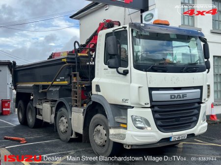 2017 DAF Cf85 TIPPER GRAB PALFINGER EPSILON €49,900