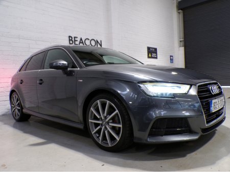 2018 Audi A3 Sportback S-LINE SPORTBACK*FACELIFT MODLE*AUTO*HEATED LEATHER ELECTRIC S-LINE SEATS*PARKING SENSORS WITH COLOUR CAMERA*ADAPTIVE CRUISE CONTROL*PADDLE SHIFT*FULL SAFETY PACK* €21,900 thumbnail