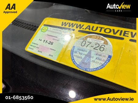 2015 Nissan Note 1.2 SV E6 5DR Manual. AA APPROVED // FINANCE 7 NATIONWIDE DLEIVERY AVAILABLE // SIMI DEALER €7,995