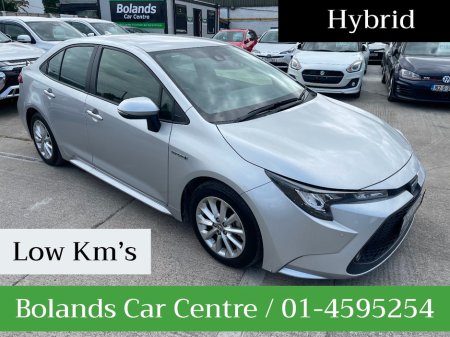 2020 Toyota Corolla (Low Km's) HYBRID 1.8 AUTOMATIC SALOON 4DR MODEL  www.bolandscarcentre.ie