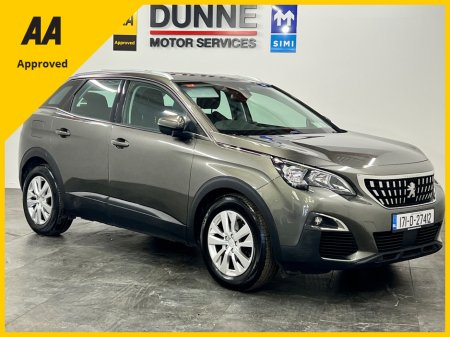 2017 Peugeot 3008 LOW MILEAGE*ACTIVE 1.6 Blue HDI 120 4DR*TWO KEYS*NCT 3/27*12 MONTH WARRANTY*FINANCE AVAILABLE*