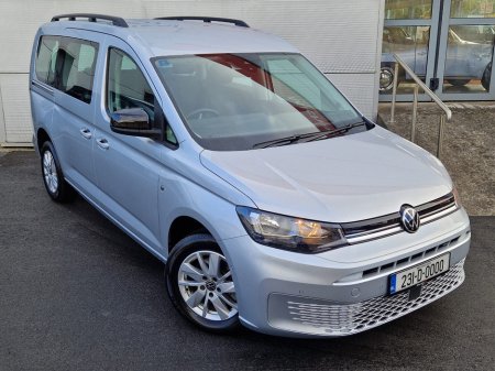2023 Volkswagen Caddy Maxi Life 2.0 Diesel Auto, Wheel Chair Adapted, 5 Seater, Twin Sliding doors *FOR PRIVATE USE ONLY - NOT SUITABLE FOR A TAXI * €35,000