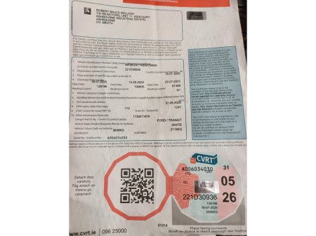 2022 Ford Transit V363 350L  2.0TD10 2.0 TD 105BHP M6 3DR €14,999 thumbnail