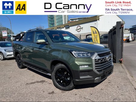 2025 KGM Musso 2.2 PICK UP 5 SEATER COMMERCIAL 4WD 200 BHP 3.5 TON TOWING CAPACITY REV-CAMERA // 5 YEAR WARRANTY // APPLY FOR FINANCE TODAY // THE BEST VALUE PICK UP IN IRELAND //  2025 0 km (0 mi) €40,950 €53,900