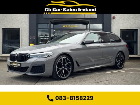 2021 BMW 5 Series 2.0 520d MHT M Sport Touring 5dr Diesel Steptronic 1 OWNER + BERNINA GREY + REVERSE CAMERA €37,750