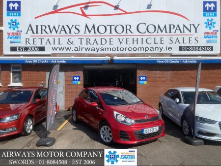 2015 Kia Rio * 1.2 * MANUAL * 5DR * AIRCON * ALLOYS * FOGS * €8,500