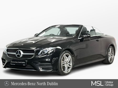 2019 Mercedes-Benz E Class 220d AMG Cabriolet - Reversing Camera - Ambient Lighting - Sat Nav - Climate Control - Electric Heated Memory Seats - Cruise Control - Auto Lights/Wipers - €46,950 or €47,900 with Supagard Vehicle Pro