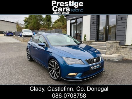 2016 SEAT Leon 1.6 TDI SE DYNAMIC TECHNOLOGY,TECH PACK,IRISH REG,110BHP,METALLIC BLUE,BODY KIT,XENON LIGHTS,SAT NAV,APPLE CAR PLAY,TWO OWNERS,NCT UNTIL 09/2026,FSSH €10,995