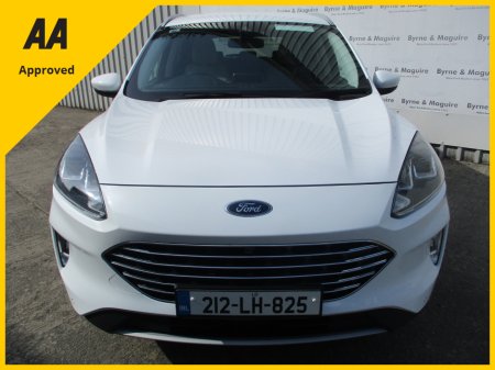 2021 Ford Kuga TITANIUM HEV HIGH SPEC WITH FRONT AND REAR CAMERA ,PARKING SENSORS, FULL HEATED CREAM LEATHER SEATS AND STEERING WHEEL WITH ONLY  41889 KMS FULLY SERVICED, 12 MONTHS AA AND 12 MONTHS WARRANY!! €29,950