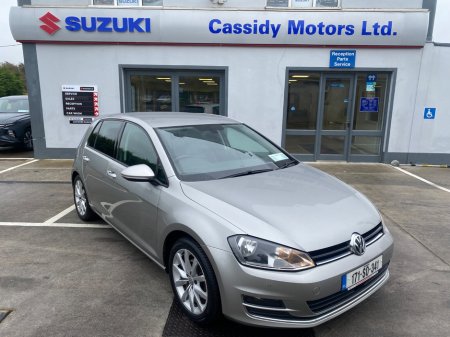 2017 Volkswagen Golf 1.6TDI 3DR 110HP Highline €16,950