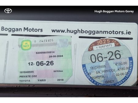 2018 Toyota Yaris 1.5 VVT-I CVT DESIGN 5DR AUTO €17,950 thumbnail