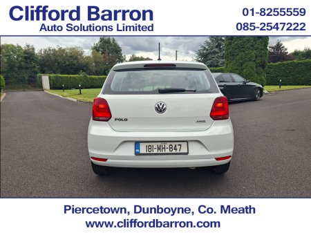 2018 Volkswagen Polo TRENDLINE 1.0 75HP MANUAL 5SPEED 5DR €16,450