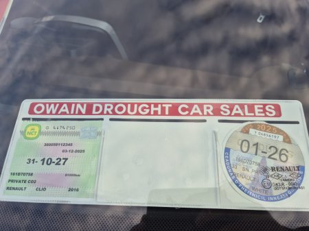 2016 Renault Clio ABA RH5F €10,950 thumbnail