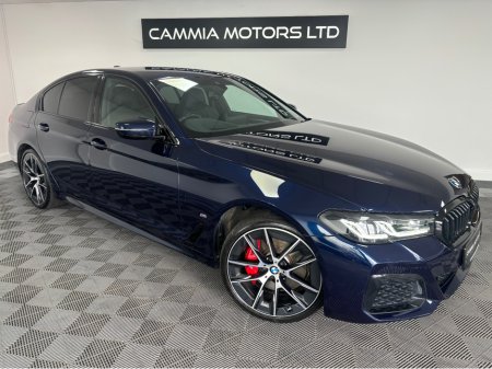 2021 BMW 5 Series BMW 5 SERIES 530E PLUG IN HYBRID PRO PACK M-SPORT*HEATED LEATHER ELECTRIC MEORY ADJUSTABLE BUCKET SEATS*AMBIENT LIGHTING*HEATED STEERING WHEEL*PARK ASSIST & 360 CAMERAS*HARMAN KARDON*FINANCE AVAILABLE €39,950