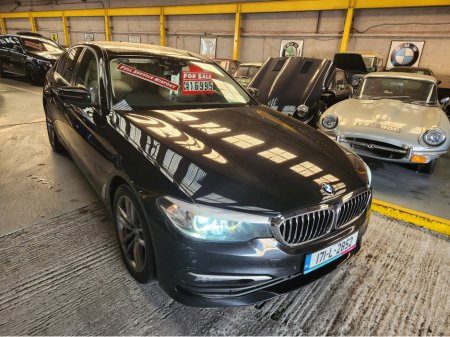2017 BMW 5 Series D SE G2 JC32 4DR AUTO// NEW MODEL FINISHED IN BLACK METALLIC WITH BEIGE LEATHER//NEW SHAPE// AMAZING VALUE FULL BMW SSERVICE HISTORY//FRESH NCT MARCH 2027//