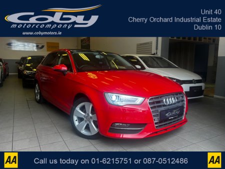 2013 Audi A3 1.4 SPORT AUTO 5dr. NEW MODEL Stunning Car with Panoramic Sunroof, New NCT done before collection, Alloy Wheels, Dual Climate Control, Reverse Camera, Sat Nav, Bluetooth, MFSW, Full Electrics. €10,950 thumbnail