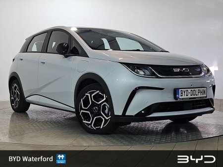 2025 BYD Dolphin *EX DEMO* Comfort - 60KWh 204HP, up to 427km Range -360 Degree Surround Camera - Adaptive Cruise Control - Climate Control - Heated Seats, Sat Nav, Keyless Start €29,995