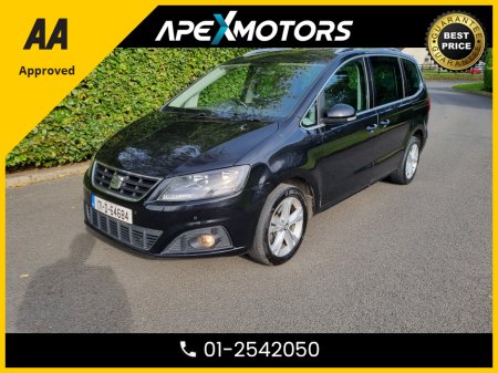 2017 Ford Galaxy FINANCE ARRANGED * SEAT ALHAMBRA * 2.0 TDI CR SE ECOMOTIVE * 7-SEATER MPV * AA APPROVED  * 101 SAFETY CHECKLIST * IMMACULATE * CRUISE CONTROL * NEW NCT SEP-26 * LOW TAX * 12-MONTH ROADSIDE ASSIST €15,949
