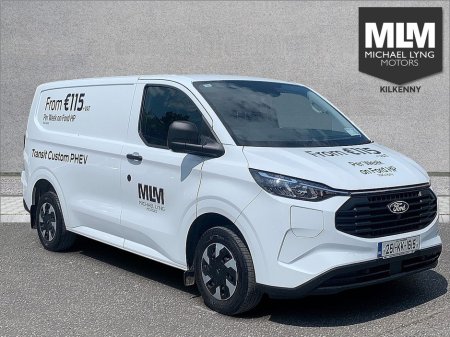 2025 Ford Transit Custom 320 PHEV SWB (V), Price Ex VAT, *Spare wheel, fixed towbar, Load area protection Kit,Seat Pack k4a*