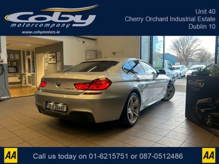2013 BMW 6 Series 3.0 6 SERIES M SPORT GRAN COUPE 4DR AUTO.New NCT, Alloy Wheels, Cruise Control, Full Leather, Dual Climate Control, Sat Nav, BT, Full Electrics, Parking Sensors, Heated Seats, MFSW, Handsfree  & more. €15,450