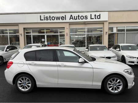 2018 BMW 1 Series STYLE 2.0 AUTO * 3 STAGE HEATED SEATS, SERVICE BOOK PRESENT WITH 4 SERVICE STAMPS, REAR VIEW CAMERA, PARKING SENSORS FRONT & REAR, ADAPTIVE CRUISE CONTROL, PART LEATHER TRIM, 2 KEYS, ISOFIX, * €18,950