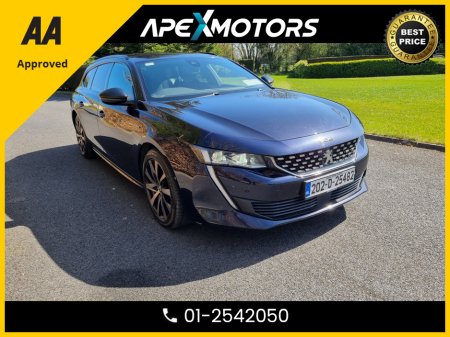 2020 Peugeot 508 FINANCE ARRANGED * GT LINE SW BLUEHDI S/S * AA APPROVED * 101 SAFETY CHECKLIST * AUTOMATIC (DSG) * IMMACULATE * HEATED SEATS * COLOUR REVERSE CAMERA * TOP-SPEC 5DR HATCH * ADAPTIVE CRUISE * 01-2542050