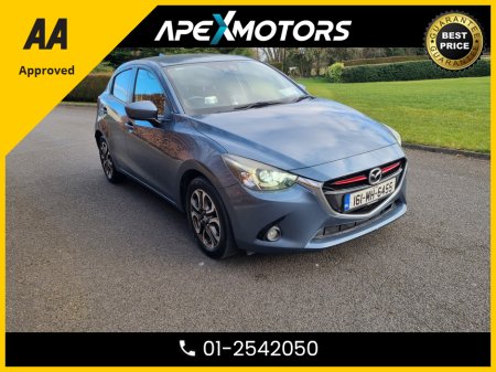 2016 Mazda Mazda2 FINANCE ARRANGED * RELIABLE * DIESEL * AUTOMATIC * NEW NCT AUG-27 * HEATED SEATS * AA APPROVED * 101 SAFETY CHECKLIST * IMMACULATE * COLOUR REVERSE CAMERA * TOP-SPEC 5DR HATCH * LOW LOW KMs